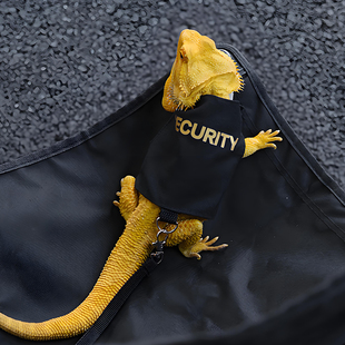 蜥蜴牵引绳衣服胸背带创意变色龙鬃狮蜥蜥蜴扮爬宠出行用品防逃逸