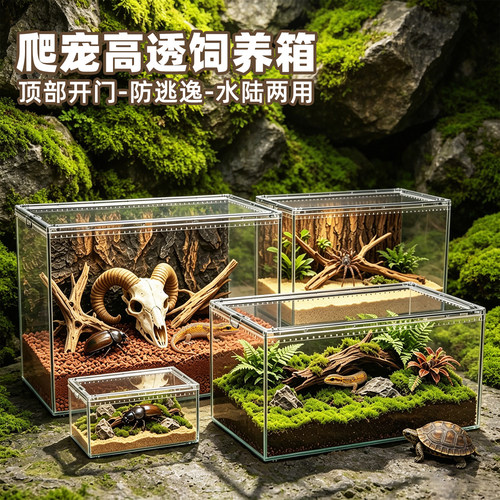 透明亚克力爬宠生态缸昆虫生态盒