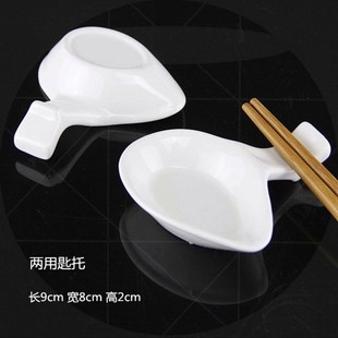 新款 热卖 饭店f置物架陶瓷筷子垫造型筷子架筷托快子托架放勺子