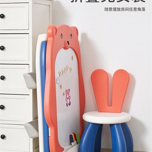 黑板 儿童画板写字板家用可q擦磁性运笔涂鸦画画板宝宝无尘支架式