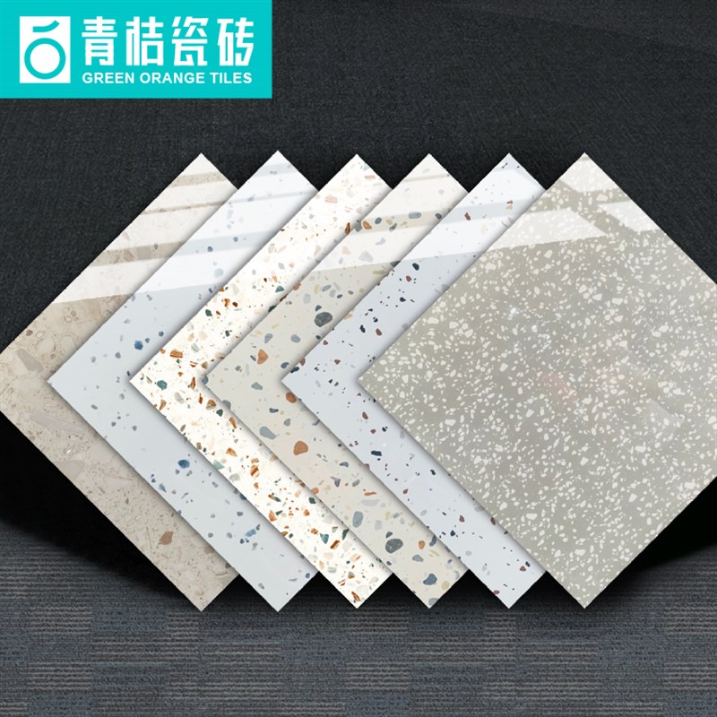 通体亮光水磨石地砖客厅卧室瓷砖800x800商场R服装店连锁店地板砖