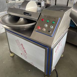全自动鸡胸肉肉馅斩拌设备变频调速斩拌机调理品台烤肠斩切设备