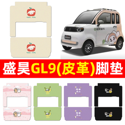适用【盛昊GL9】三轮车脚垫