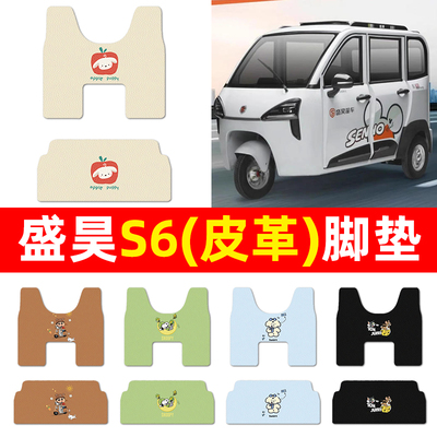 适用【盛昊S6】三轮车脚垫