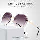 2026新款 无框太阳眼镜女防紫外线高级感墨镜女大脸显瘦夏拍照专用