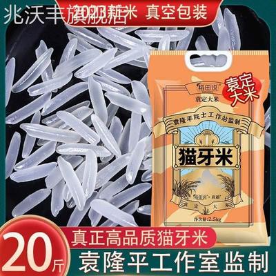 【袁定大米】猫牙米大米新米长米粒虾田超长粒香米10斤非广西特长