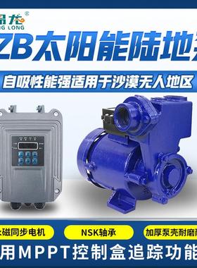 SZB太阳能直流无刷水泵750w管道自吸水泵48V花园果园灌溉抽水泵