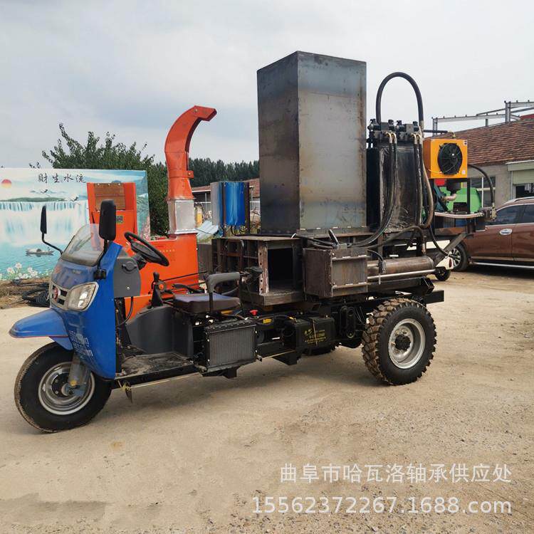 干草秸秆粉碎打包机锯末麦糠打包套袋机牛羊牧草饲料打包机