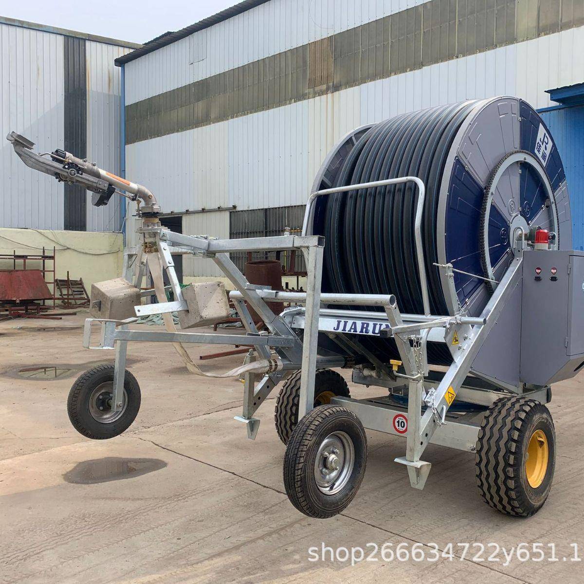 卷盘式喷灌机大型自走式灌溉卷帘自动回管浇地机75-00型桁架淋灌