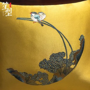 红木a沙发坐垫套中国风刺绣罗汉床座垫子古典实木家具软装 中式 定