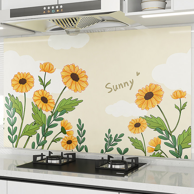 厨房防油贴纸防水静电墙纸防火耐高温墙贴灶台墙壁墙面油烟机贴膜,家居饰品,软装墙贴,淘宝优惠券,粉丝福利购,淘宝优惠卷
