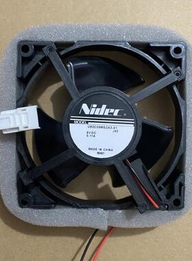 NIDEC U92C08MS2A3-51 8V 0.11A冰箱冷藏冷冻散热风扇9.2CM两线