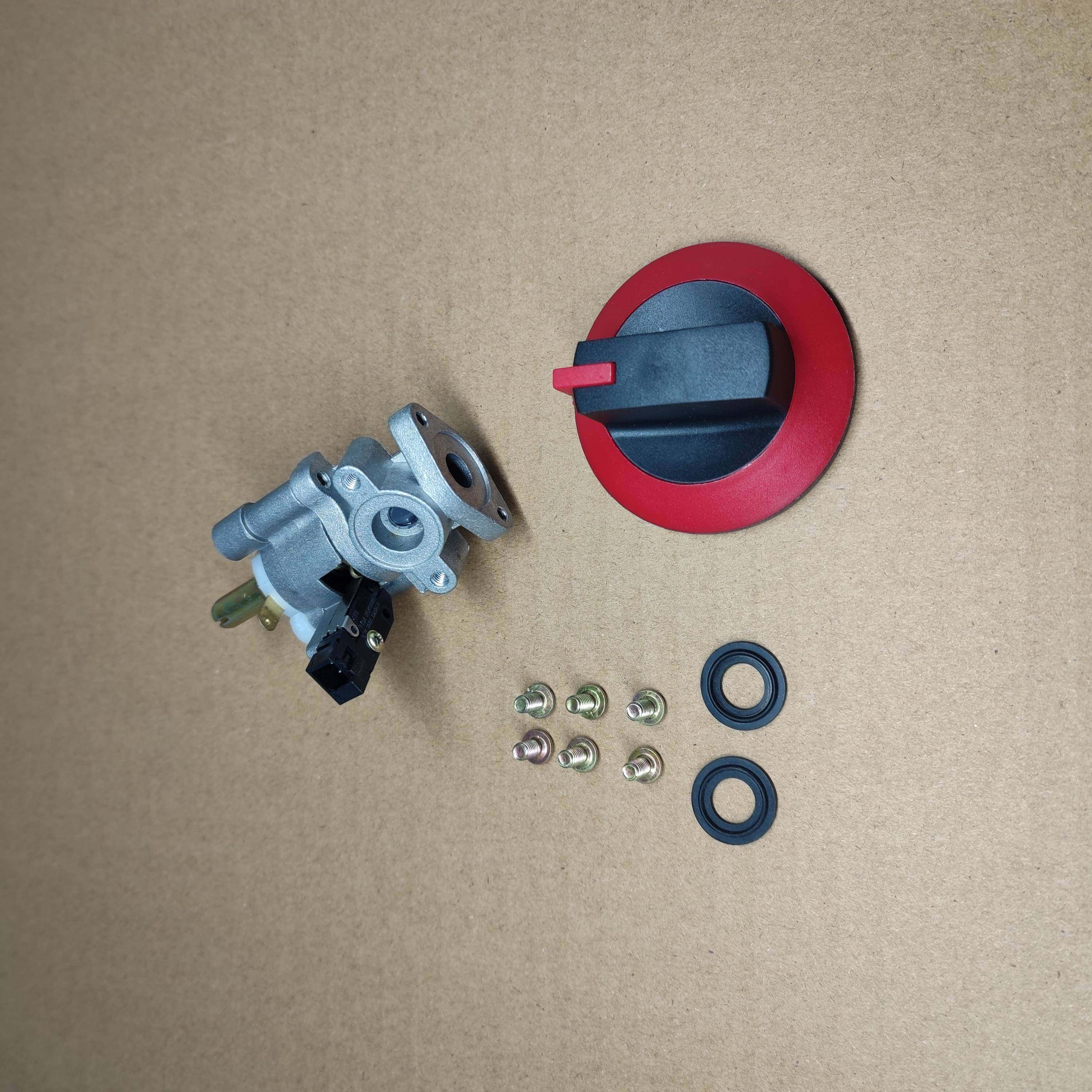 蒸饭车蒸锅无风机煮面炉桶阀门点火气阀燃气调节点火微动开关总成