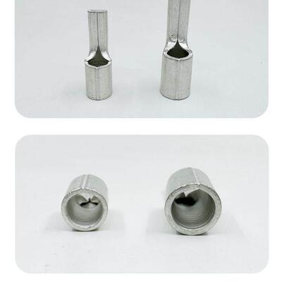 扁形裸端子PTNB10-12/16-13/25-15/35-20/50-20针形紫铜接线端子