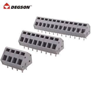 DEGSON高松5.0mm斜面弹簧式PCB焊板针座DG245/ZFKDS1.5C/236-403