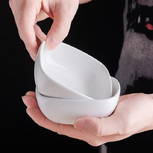 家用实用陶瓷酱料碗小吃碗酱醋碟火锅调味碟小菜碟配菜碗酒店瓷器