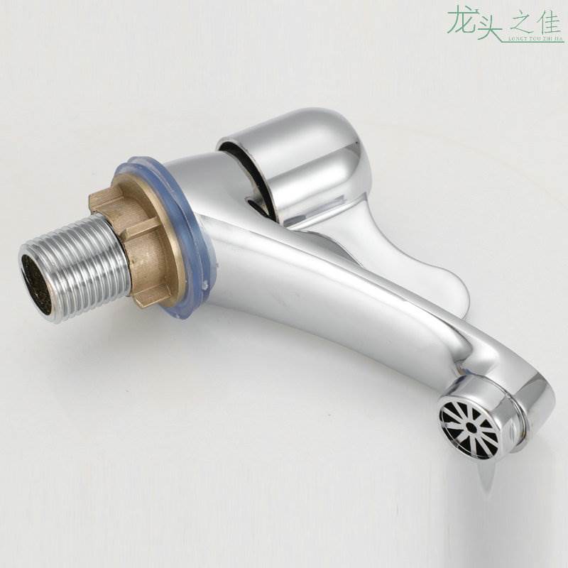 单孔单冷水单水台盆面盆水龙头厨房卫浴花洒洗脸盆水龙头特价铜