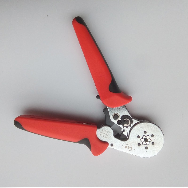 管型针形插针式端子压线钳四角压C线钳四边形压线钳接线端子冷压