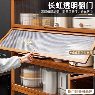 餐边柜现代简约家用茶水柜w客厅置物架微波炉柜子厨房橱柜储物柜