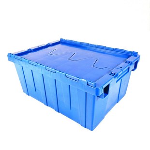 塑料周转箱带盖物流运输框加厚物料G筐斜插箱长U方形超市配送箱