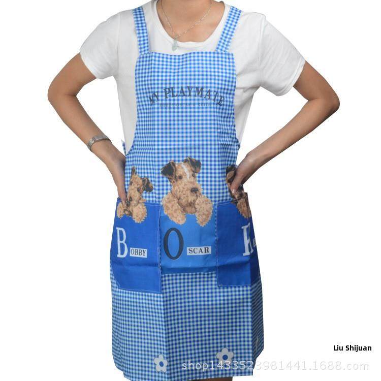 加厚韩式工作服围裙防水工作围裙厨房防水防油无袖酒店家庭围裙,家庭/个人清洁工具,围裙,淘宝优惠券,粉丝福利购,淘宝优惠卷