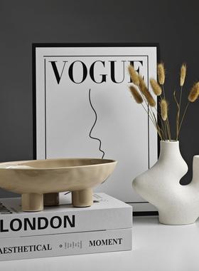 现代简约入户玄关装饰品摆件钥匙收纳鞋柜高级感小众客厅轻奢高档