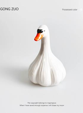 “蒜瞭鸭 没什么 么大不瞭的”创意治愈系桌面摆件搞怪节日生日礼