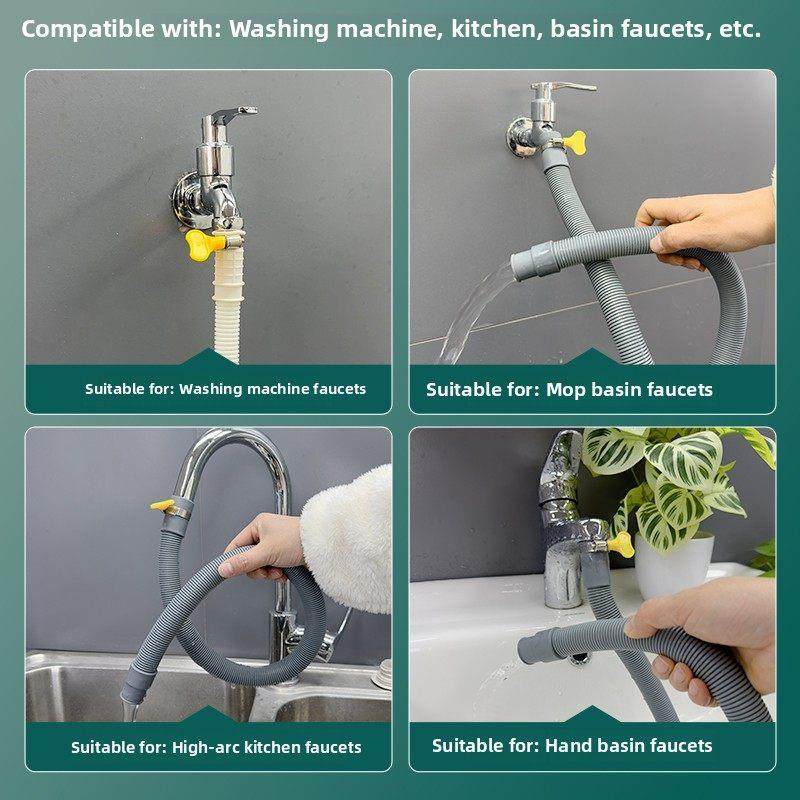 软管水管家用水龙头加长管加长管厨房洗脸盆自来水排水管,家装主材,下水软管/排水软管,淘宝优惠券,粉丝福利购,淘宝优惠卷