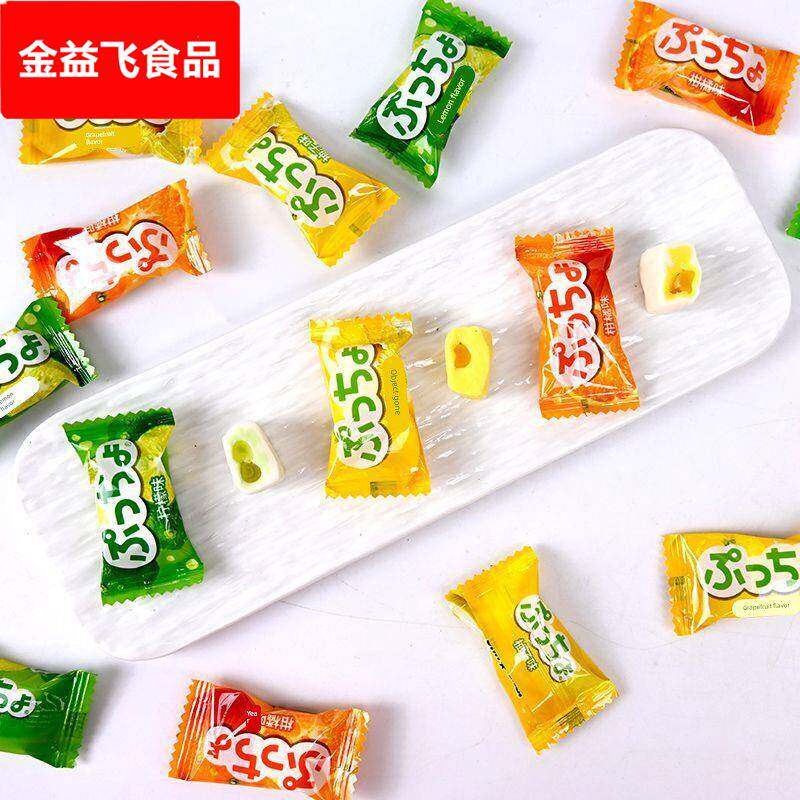 悠哈崽子糖UHA普超果汁夹心什锦软糖酸甜小袋装糖果日式水果糖果