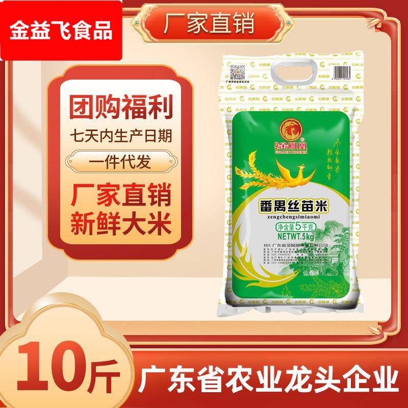 新米番禺丝苗米 煲仔饭大米5 籼米10斤大米新鲜大米 细长香米