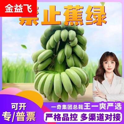 【禁止蕉绿】广西小米蕉带杆 2/6斤整片盆栽绿植香蕉观赏水果