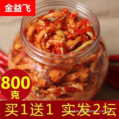 湖南特产剁辣椒香辣脆萝卜干嘎嘣脆下饭菜开胃小菜咸菜即食腌制