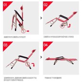 新品 躺床午休折叠户外躺椅庭院露天中午休息 T躺椅老年人懒人