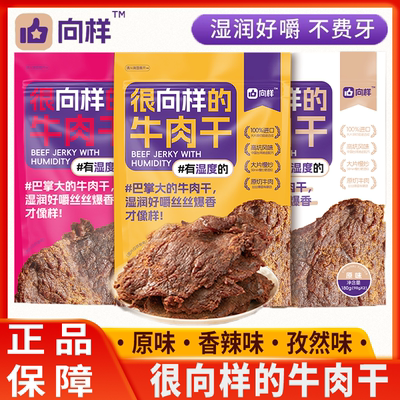 【向样】向太同款牛肉干后腿肉手撕特产高坑风味原切追剧解馋零食