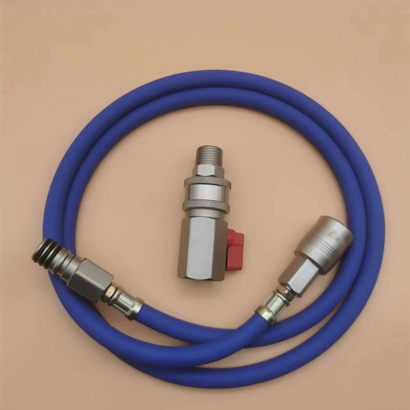 大变小转接头软管 大风炮管转换小气管快速接头 大管变小管接头