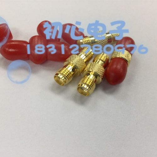 精诚射频RF转接头SMA-KK SMA母头转母头 外螺内孔 直通网纹双阴头