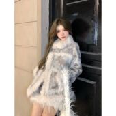 冬季 女套装 气质高级网红加厚宽松冬季 北海道初雪 一整套女装 2025