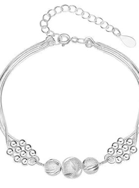 鱼头星星轻奢送女友礼物脚饰S999纯银三生三世脚链轻奢简约足链