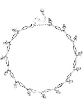 鱼头星星气质锁骨链百搭淑女缠绕玫瑰项链女生冷淡风简约饰品潮流