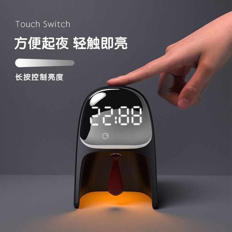 时光绅士智能闹钟灯创意学生用静音床头卧室简约时尚多功能闹钟,居家日用,家居智能设备,淘宝优惠券,粉丝福利购,淘宝优惠卷