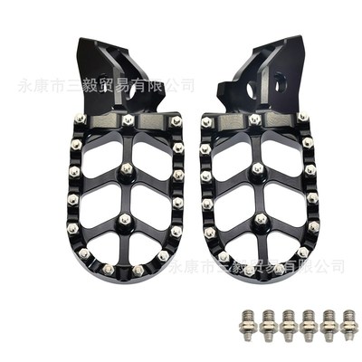 适用虬龙极蜂脚踏板CNC铝合金改装电动摩托车配件SurRon UltraBee