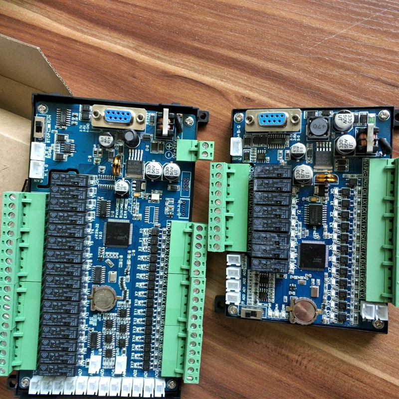 国产板式PLC工控板 FX2N-32MR/MT10AD-2DA 经济型PLC 带AD DA 485