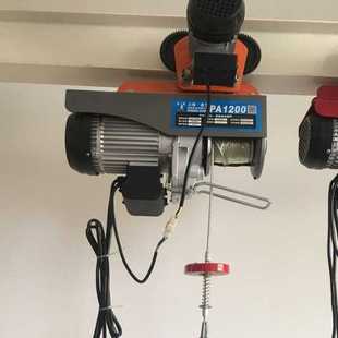 微型电动葫芦家用室内小吊机220V小型提升机PA1000钢丝绳起重葫芦