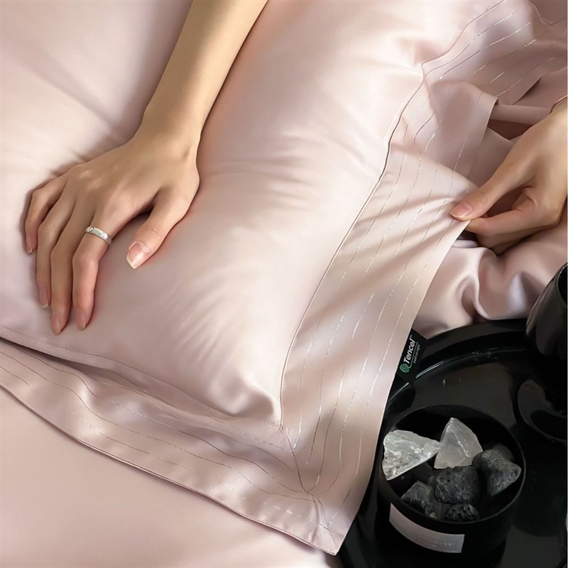 120支奥地利LF兰精天丝四件套春夏纯色莱赛尔丝滑凉感裸睡套件