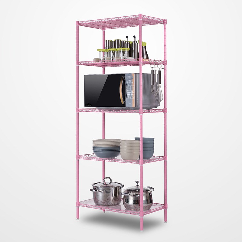 心家宜工厂直销厨房五层居家金属置物架