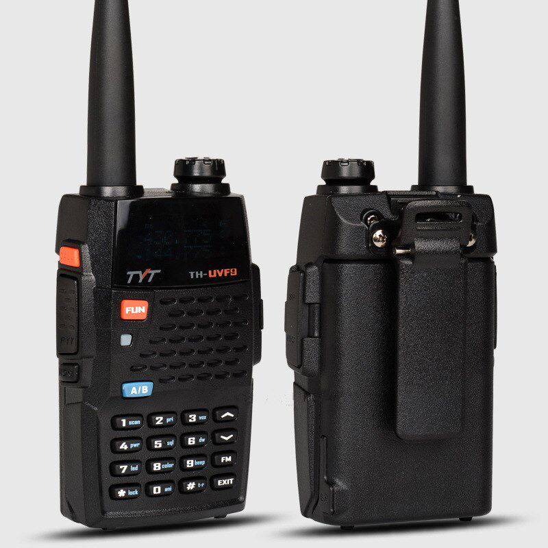 特易通无线对讲机TH-UVF9D双段双频双显双守4W功率适合自驾游工地