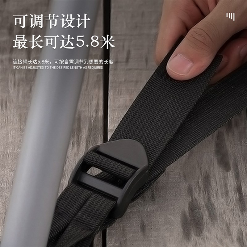 户外天幕杆固定器地钉防风固定调节扣帐篷配件露营遮阳棚固定器