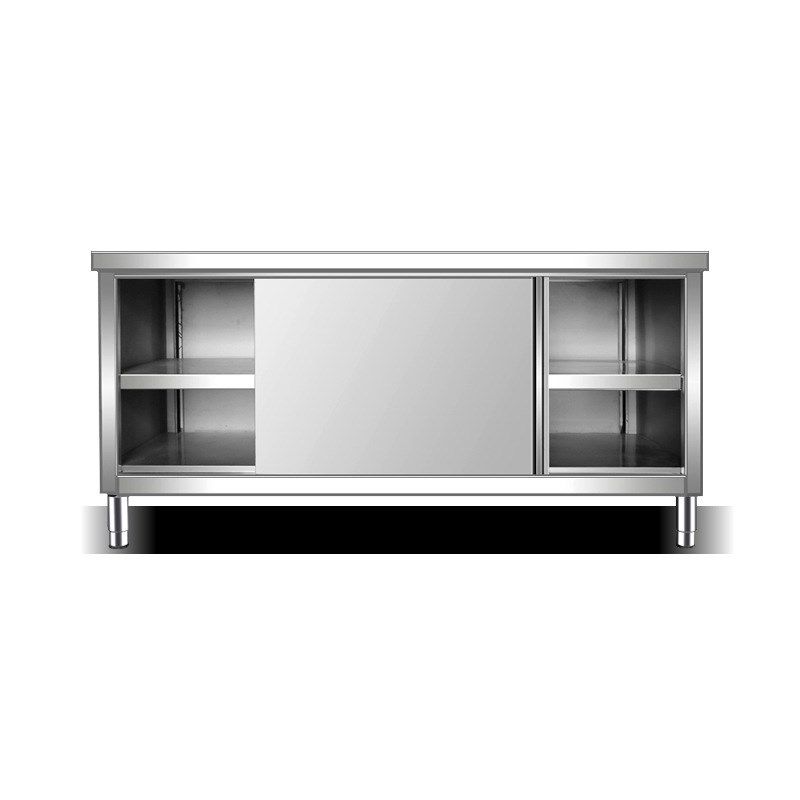 厨房操作台面不锈钢工作台储物柜切菜桌子带拉门案板商用专用烘培,家装主材,商用厨房操作台/工作台,淘宝优惠券,粉丝福利购,淘宝优惠卷