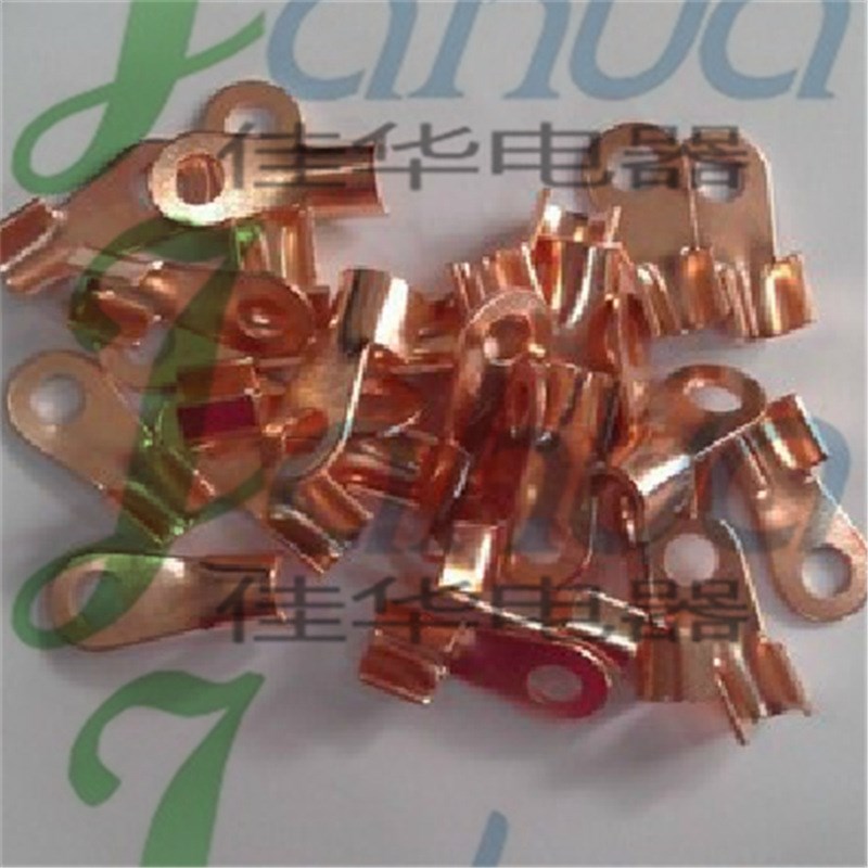 OT-10A 开口铜鼻子 圆形裸端子 铜开鼻 电缆铜接头 B级