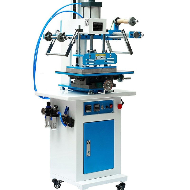 气功烫金机包装盒皮革纸张logo烫痕烙印机自动卷纸大面积烫金机